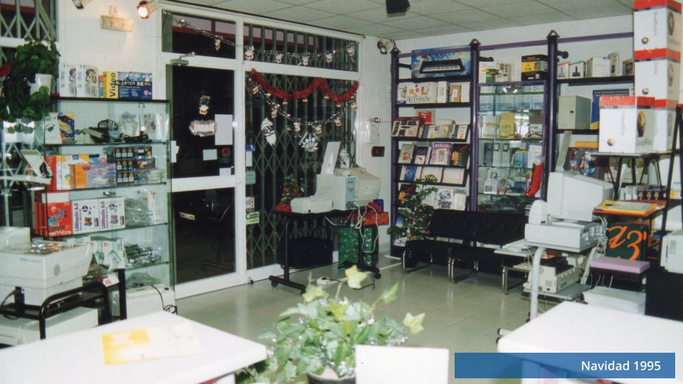 imagen oficina de Soft Line en el año 1995