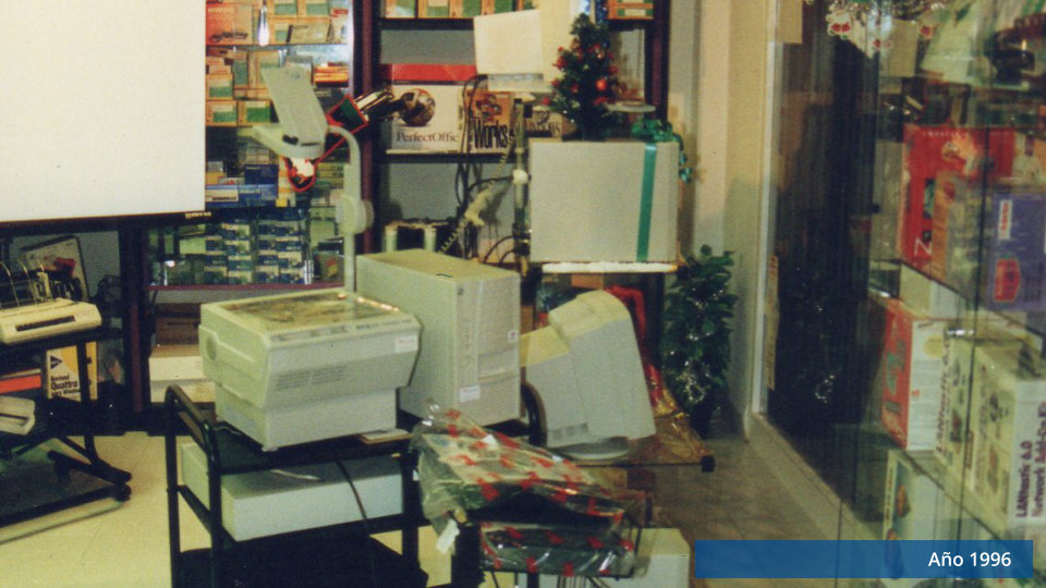 imagen oficina de Soft Line en el año 1996