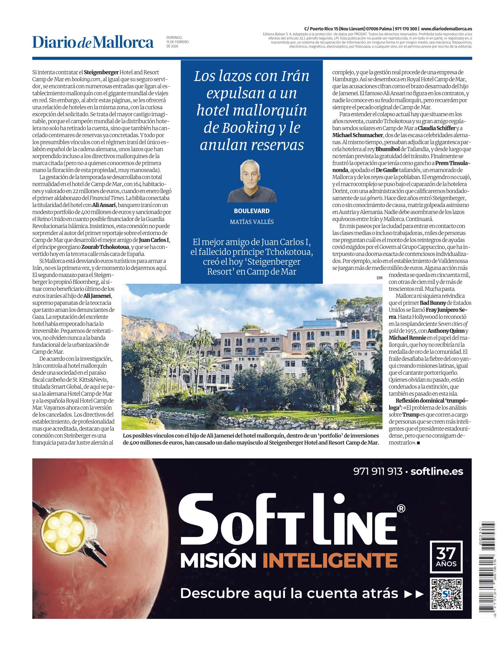MISIÓN INTELIGENTE 37 AÑOS - 15 FEBRERO 2026 - Diario de Mallorca