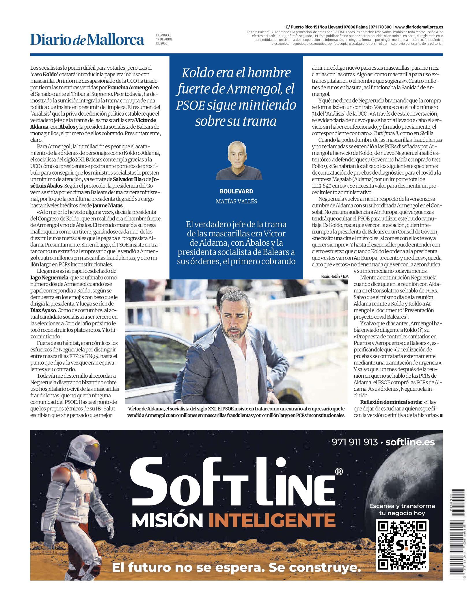 MISIÓN INTELIGENTE 37 EL FUTURO NO SE ESPERA. SE CONSTRUYE. - 19 ABRIL 2026 - Diario de Mallorca