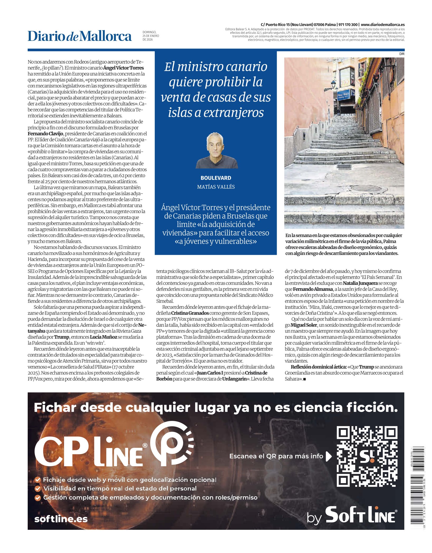 CP LINE - 25 ENERO 2026 - Diario de Mallorca