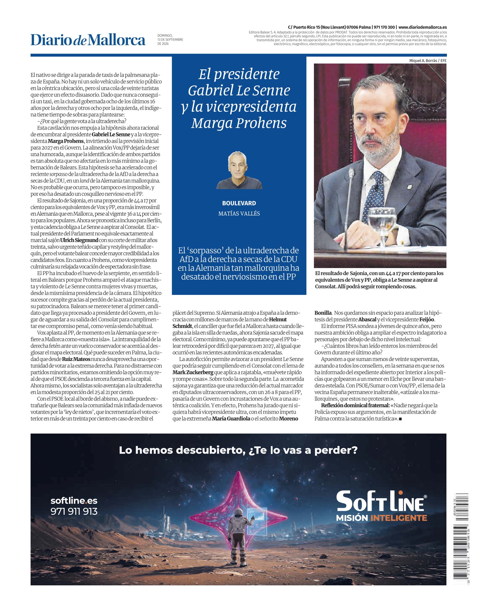 LO HEMOS DESCUBIERTO, ¿TE LO VAS A PERDER? - 13 SEPTIEMBRE 2026 - DIARIO DE MALLORCA