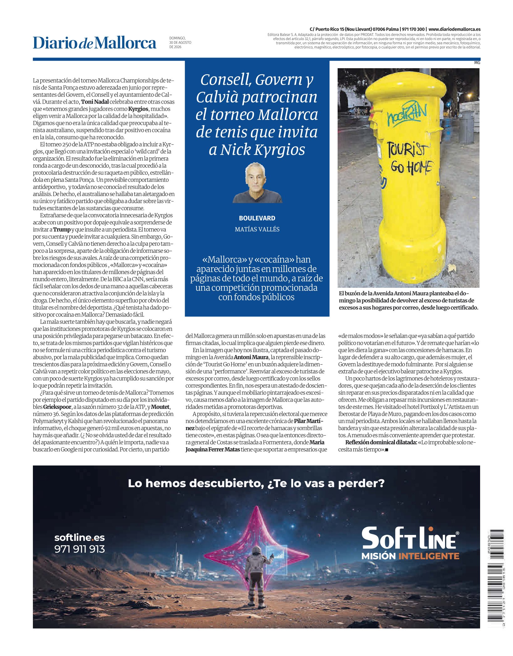 LO HEMOS DESCUBIERTO, ¿TE LO VAS A PERDER? - 30 AGOSTO 2026 - DIARIO DE MALLORCA